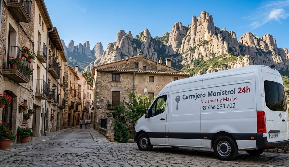 Furgoneta Cerrajero Monistrol de Montserrat Barcelona
